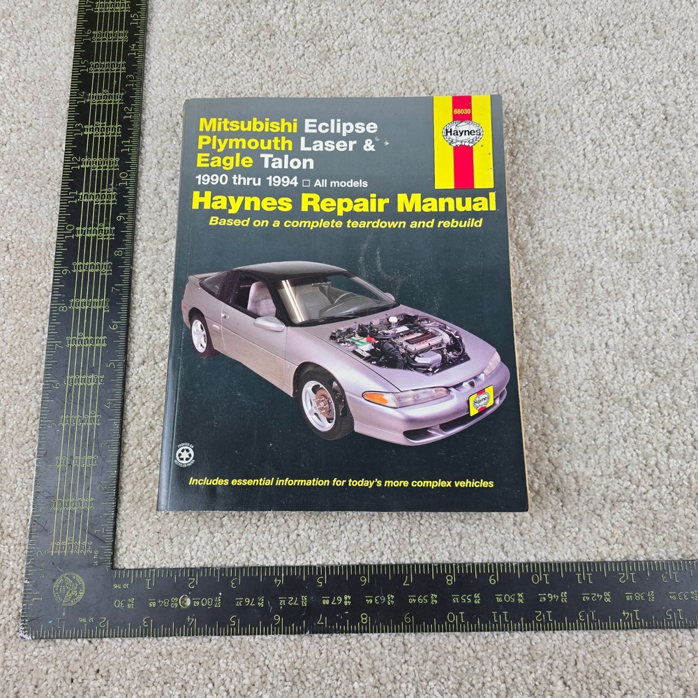 Haynes Mitsubishi Eclipse Plymouth Laser Eagle Talon Repair Manual 1990-1994